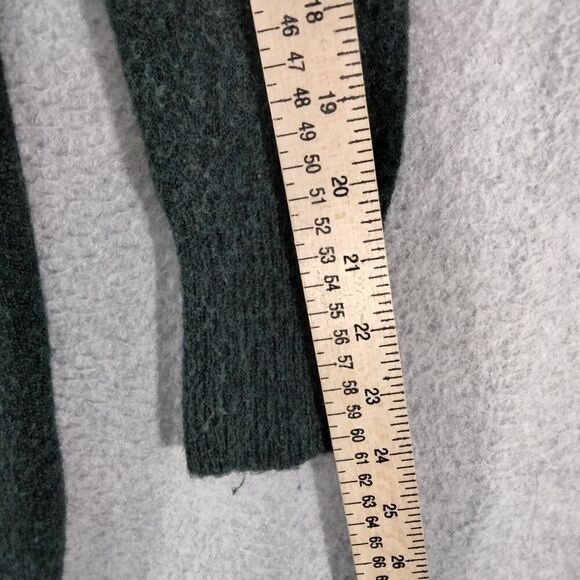 Madewell Cardigan Sweater Womens XS Pockets Merino Wool Alpaca Green Open Front - Picture 5 of 11